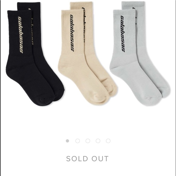 bouclette 3 pack socks yeezy